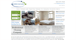 Desktop Screenshot of clutterhoardingcleanup.com