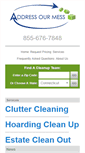 Mobile Screenshot of clutterhoardingcleanup.com